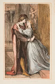 Romeo and Juliet by Shakespeare engraving 1870