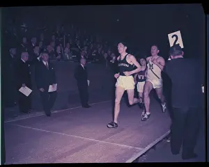 Ron Delany Reaching the Finish Line