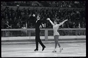 Grenoble Prints: Ronald and Cynthia Kauffman Performing Skating Routine
