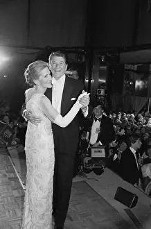 Ronald and Nancy Reagan Dancing at Inaugural Ball