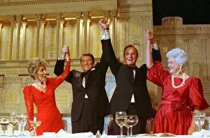 Ronald Reagan and George Bush with Their Wives