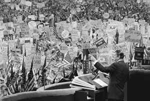 Ronald Reagan Giving Acceptance Speech