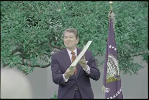 Ronald Reagan Holding Bill