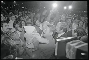 1980 Us Presidential Election Prints: Ronald Reagan Holding a Baby