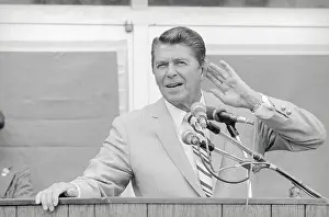 Loud Prints: Ronald Reagan Listening to a Question