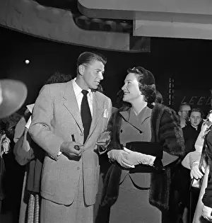 Ronald Reagan with Nancy Davis
