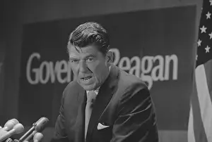 Ronald Reagan at News Conference