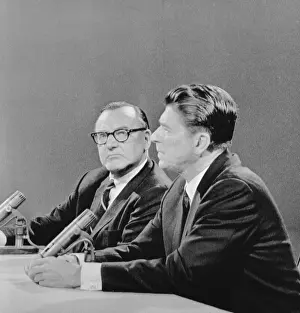 Burbank Prints: Ronald Reagan and Pat Brown
