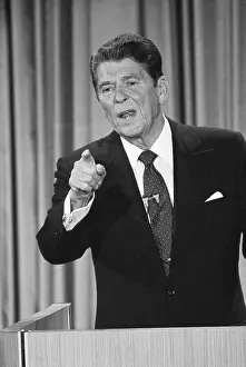 Ronald Reagan Pointing His Finger