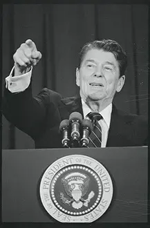 Ronald Reagan Pointing His Finger