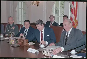 Ronald Reagan with other Political Leaders