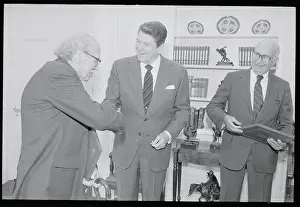 Ronald Reagan Presenting Award