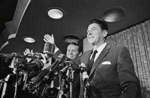 Ronald Reagan at a Press Conference
