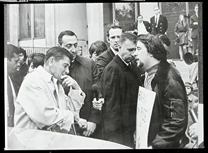 Ronald Reagan Reading Demonstrators Sign
