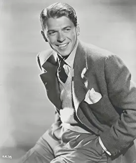 Ronald Reagan Relaxing