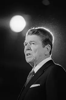 Ronald Reagan While Speaking