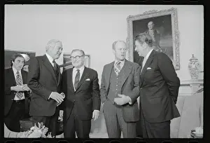 Ronald Reagan Speaking with Gerald Ford