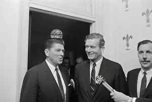 Ronald Reagan Speaking with John Lindsay