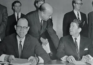 Ronald Reagan Talking with Clark Kerr