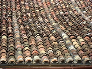 Roof Tile Collection: Roof tiles, Trinidad, Cuba