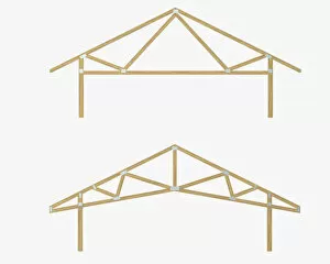 Images Dated 5th January 2010: Roof trusses