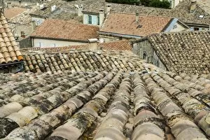Images Dated 10th July 2014: Roofs, Grignan, Departement Drome, Rhone-Alpes, Provence, France