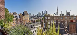 The rooftops of Clerkenwell, London, UK