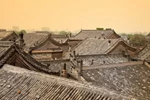 Images Dated 21st May 2011: Rooftops of old Chinese city Pingyao, China