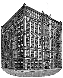 Rookery Prints: Rookery Building