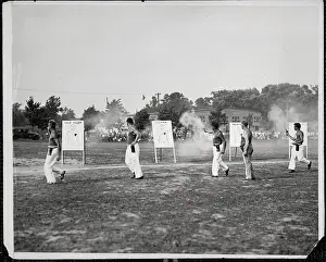 Department Prints: Rookies Shooting At Target
