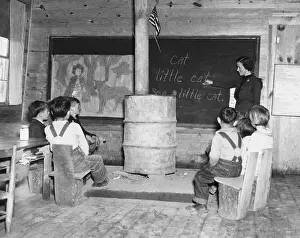Class Prints: One Room School at Skyline Farm