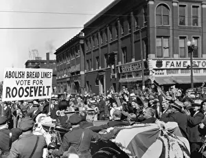Indianapolis Prints: Roosevelt Campaigning in Indianapolis