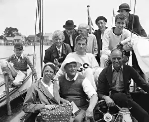 Teenage Boy Prints: Roosevelt Family on Amberjack II Schooner