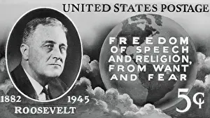 Roosevelt Memorial Postage Stamp