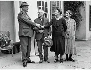 Roosevelt Saying Goodbye to Housekeeping Staff