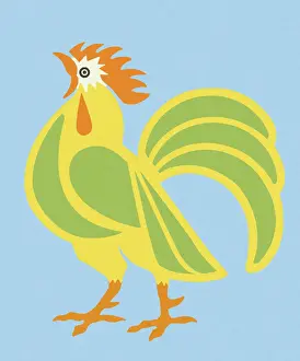 Illust Prints: Rooster