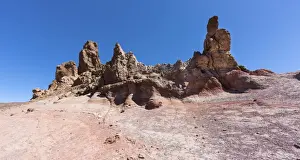 Roques de Garcia rock formation, lava rocks, Teide National Park, UNESCO World Heritage Site, Vilaflor, Provinz Santa Cruz de Tenerife, Tenerife, Canary Islands, Spain