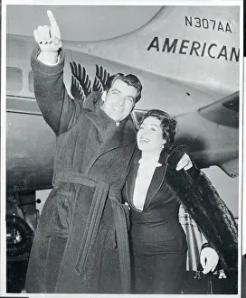 Rory Calhoun with Lita Baron