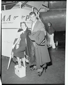 Rory Calhoun and Lita Baron