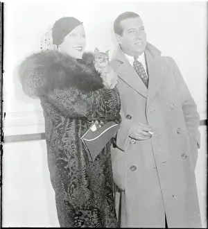 Rosa Dolly Posing with Husband Irving Netcher