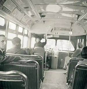 Rosa Parks Sits At the Front of A Bus in Alabama