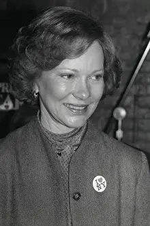 Button Prints: Rosalyn Carter Wearing I Love Ny Button