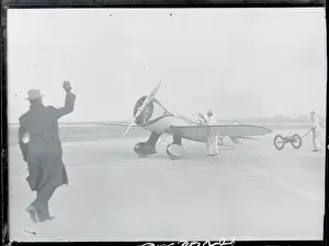 Roscoe Turner Preparing for Takeoff