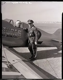 Roscoe Turner Talks with Ernst Udet