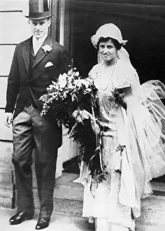 Tuxedo Prints: Rose And Joseph Kennedy On Wedding Day