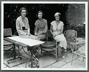 Rose Kennedy With Other Women on Patio