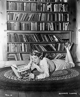 Rosemary Clooney Reading a Book