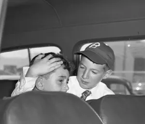 Comforting Prints: Rosenbergs Son Comforting Younger Brother