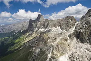 Trentino Province Prints: Rosengarten Group, Laurinwand, Rosengarten Hut