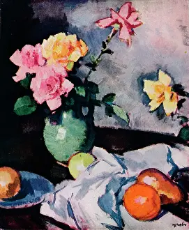 1930s Prints: Roses and Fruit